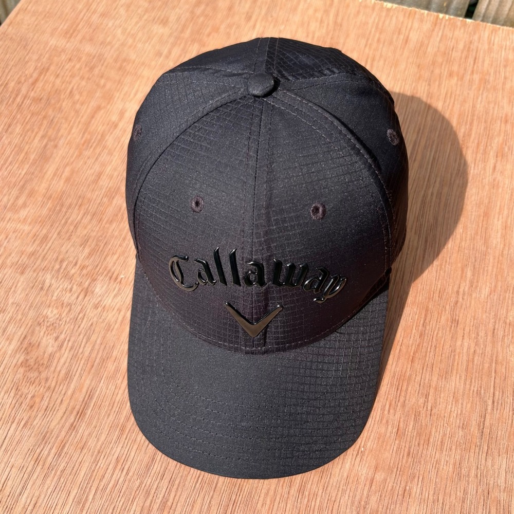 Callaway Hat Golf Cap Mens OSFA Black Athletic Sporty - Picture 5 of 8